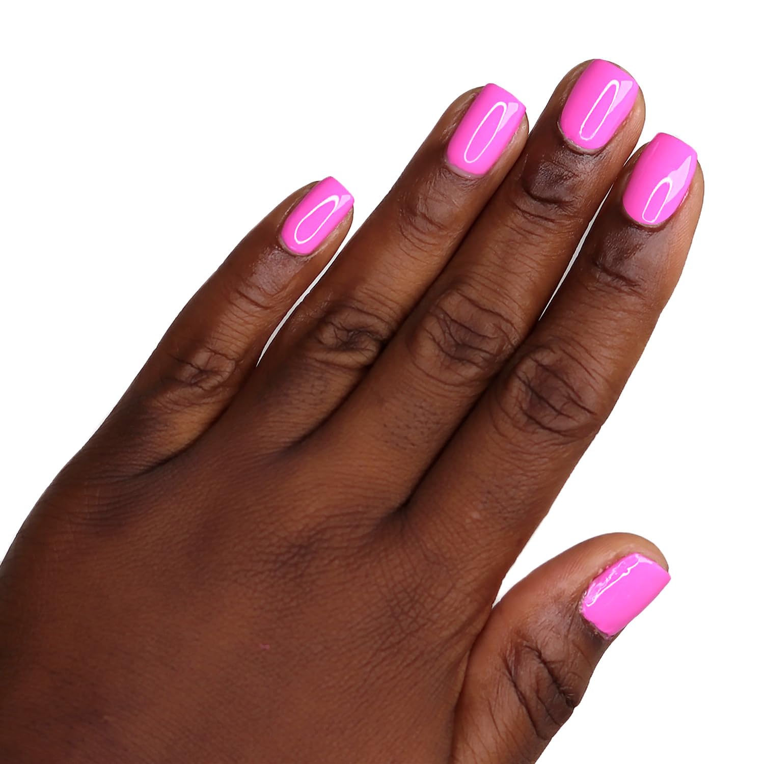 Orly Pink Creme Finish palette displays smooth, even coverage.
