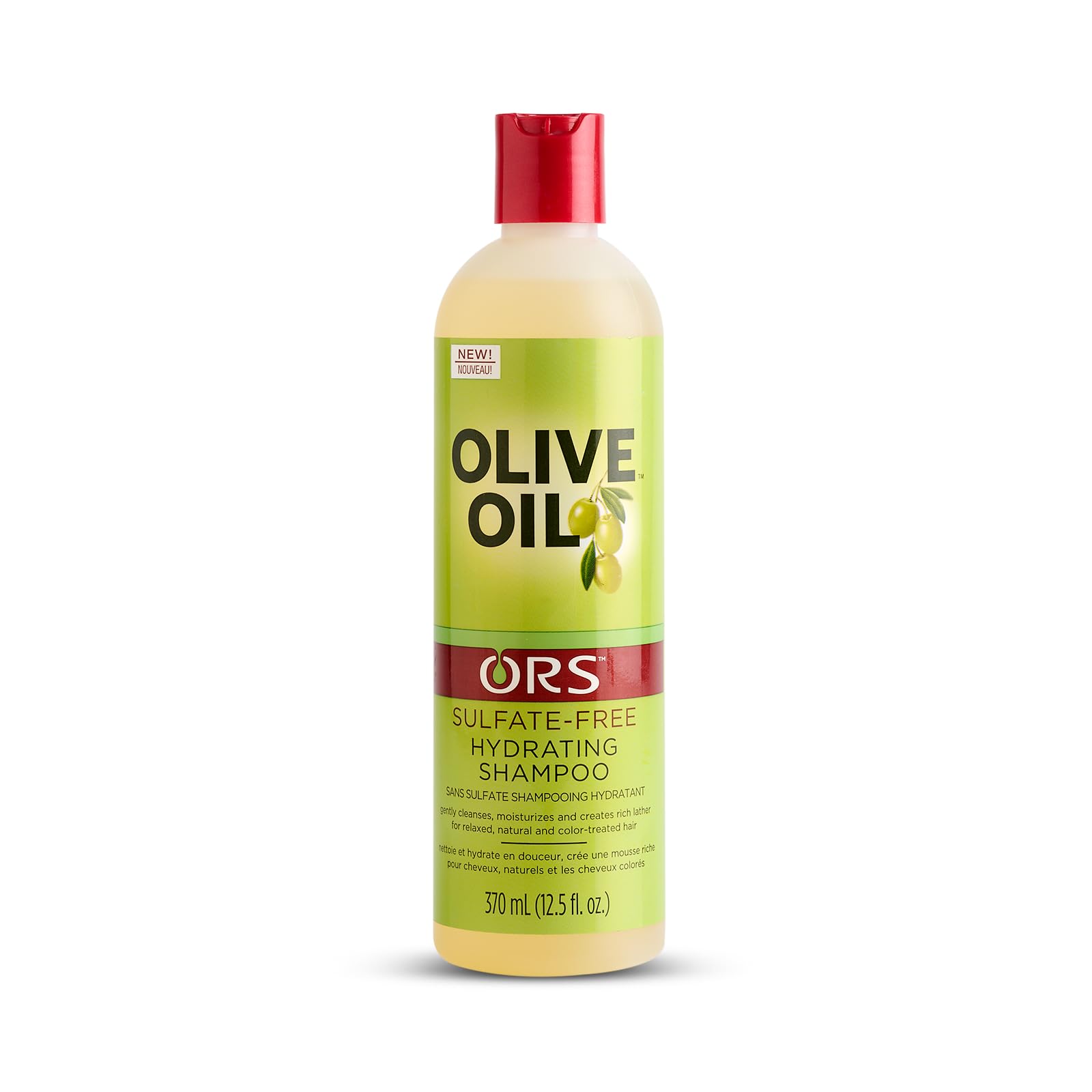 ORS Olive Oil sulfate-free shampoo provides a rich lather while gently cleansing color-treated hair.