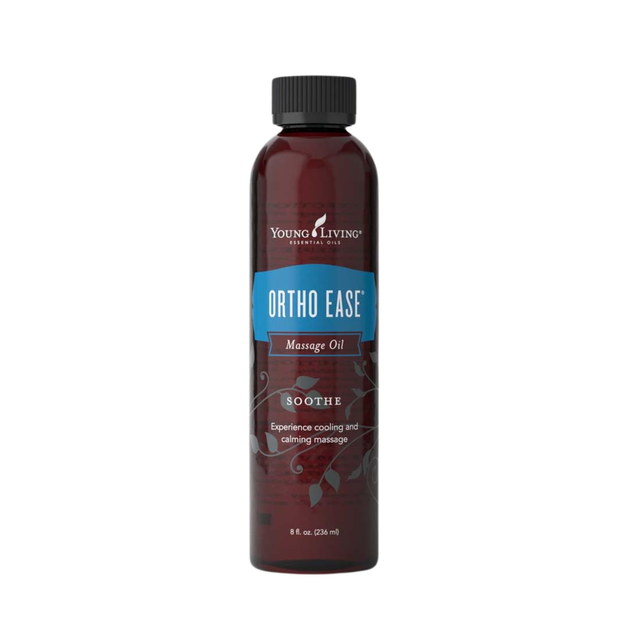 Ortho Ease Massage Oil 8 oz bottle featuring Peppermint, Lavender and Copaiba