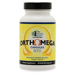Orthomega 820 60 Gels fish oil soft gels – omega-3