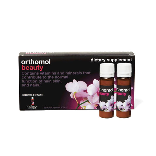 Orthomol Beauty bottle and packaging