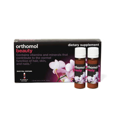 Orthomol Beauty bottle and packaging