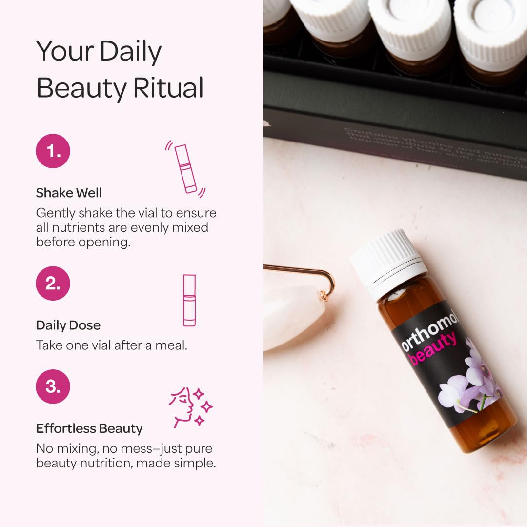 Non-GMO and lactose-free Orthomol Beauty product