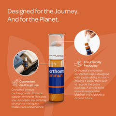 Orthomol Immun complete pack of vials and tablets for daily use.