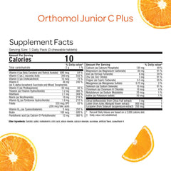 Close-up of Orthomol Immun Junior C Plus vitamins
