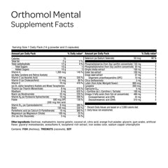 Orthomol Mental capsules closeup, easy-to-swallow for daily convenience