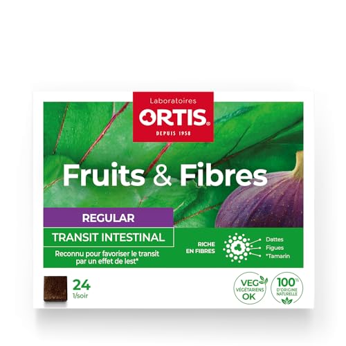 Ortis Fruits & Fibres Regular 24 Cubes packaging back