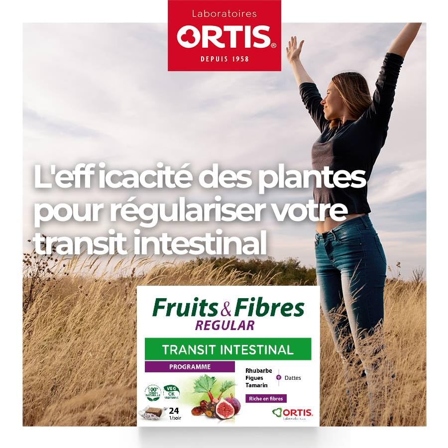 Product shot of Ortis Fruits & Fibres Regular 24 Cubes