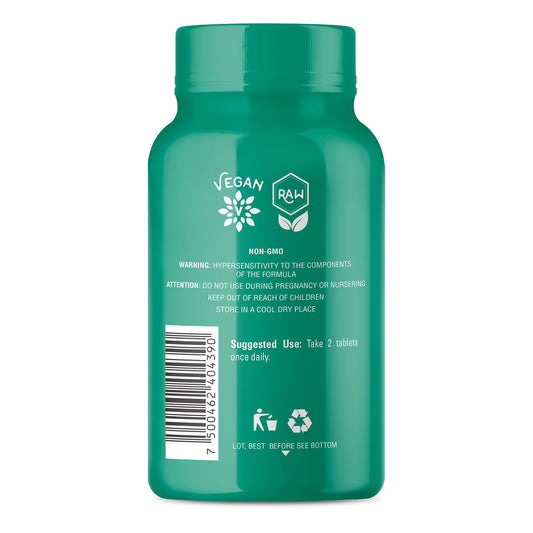 Close-up of spirulina powder and moringa leaves representing ingredients