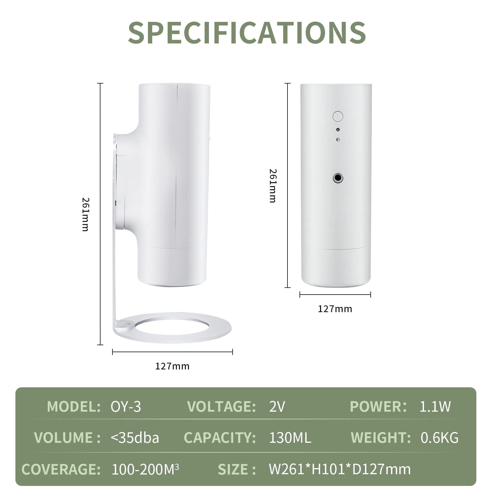OscentPro diffuser with Bluetooth control lets you adjust aroma from your phone.