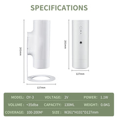OscentPro diffuser with Bluetooth control lets you adjust aroma from your phone.