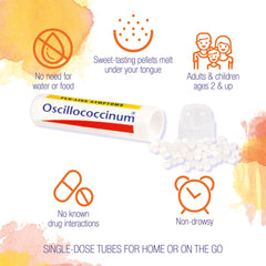 Oscillococcinum packaging close-up label