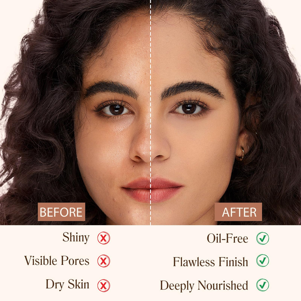 O.SECERT Color Changing Foundation on vanity highlights premium, skincare-inspired base.