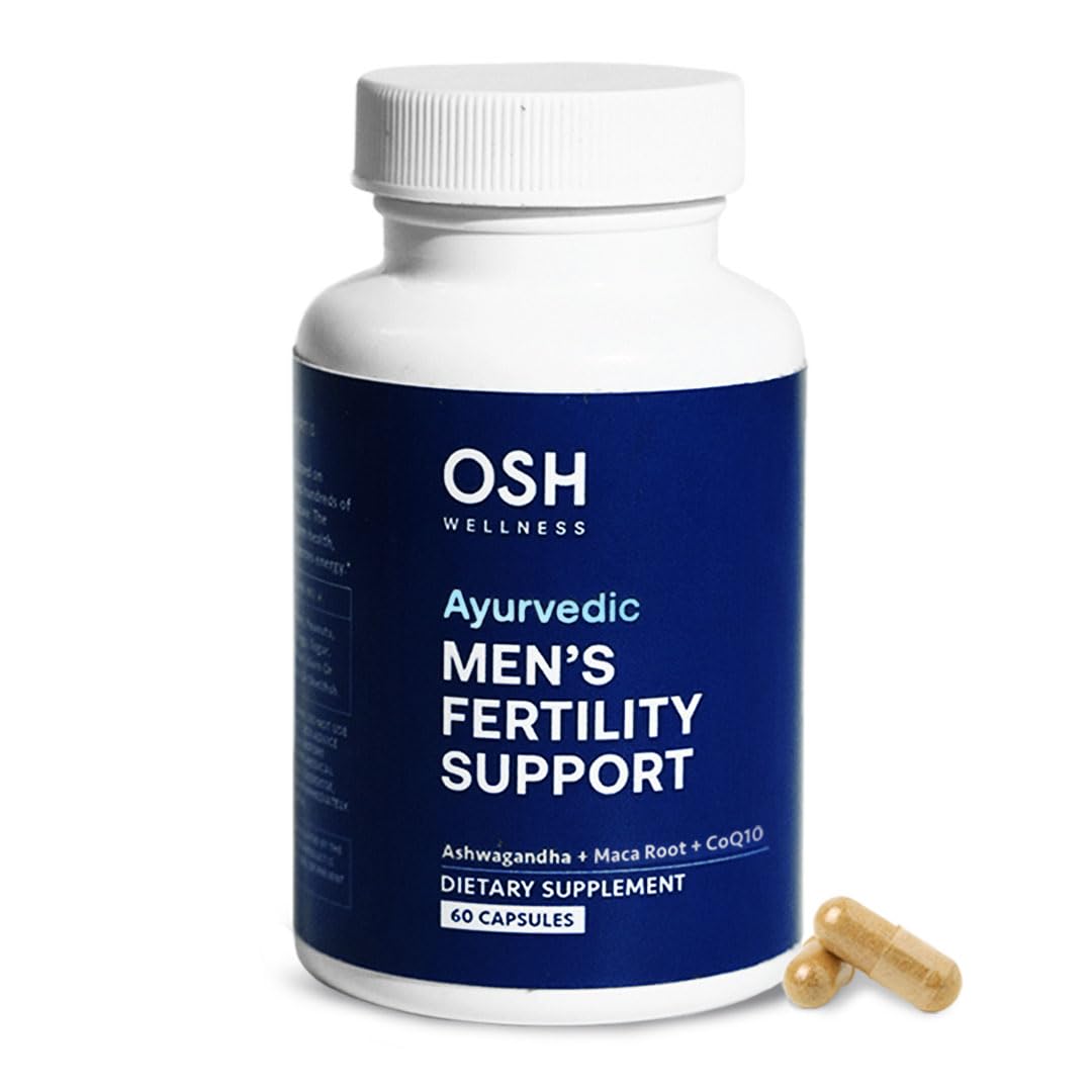 Osh Wellness Men’s Fertility Support bottle with capsules