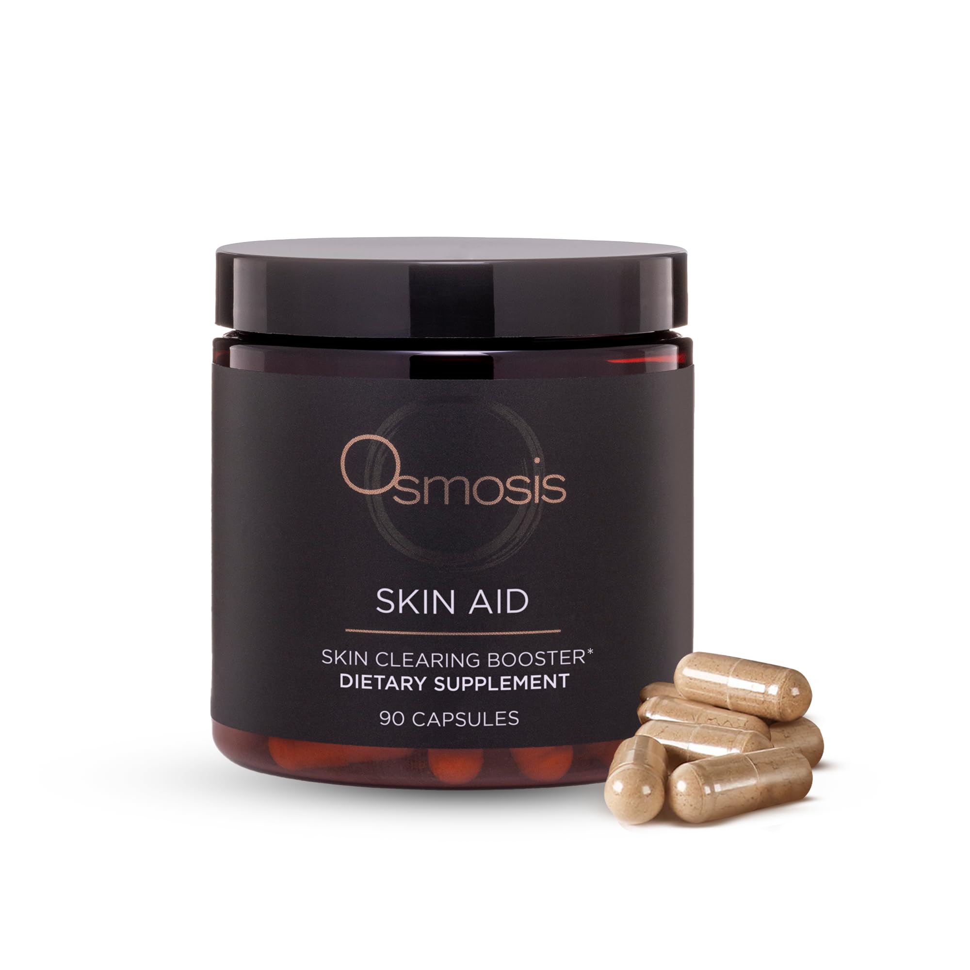 OSMOSIS Skin Aid bottle and box on white background