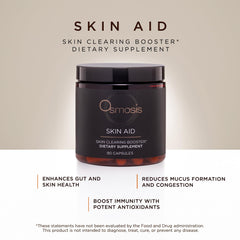 Close-up of OSMOSIS Skin Aid capsules