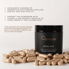Ingredient blend: Organic Triphala, Psyllium, Beta-Carotene label
