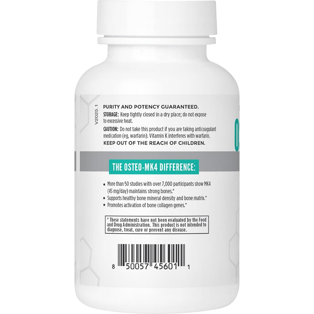 Illustration of Osteo-MK4 ingredients