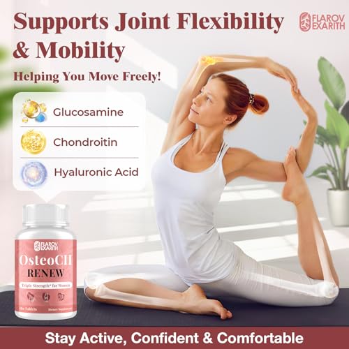 Collagen, glucosamine, and chondroitin visuals for OsteoCII Renew