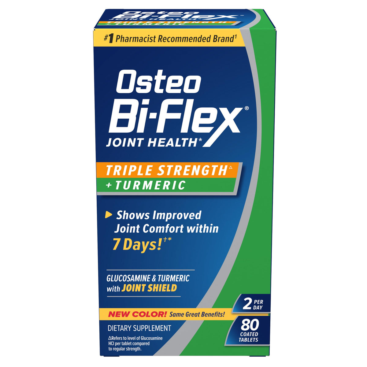 Osteo Bi-Flex Triple Strength Glucosamine with Turmeric bottle label