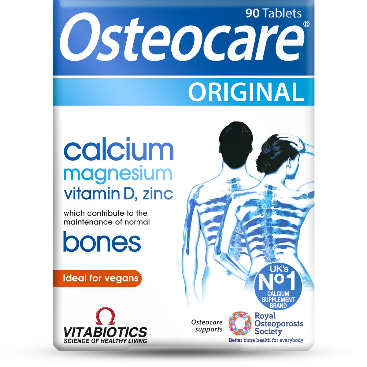 Osteocare Original Bone Health Formula bottle front view - 0.187 kg