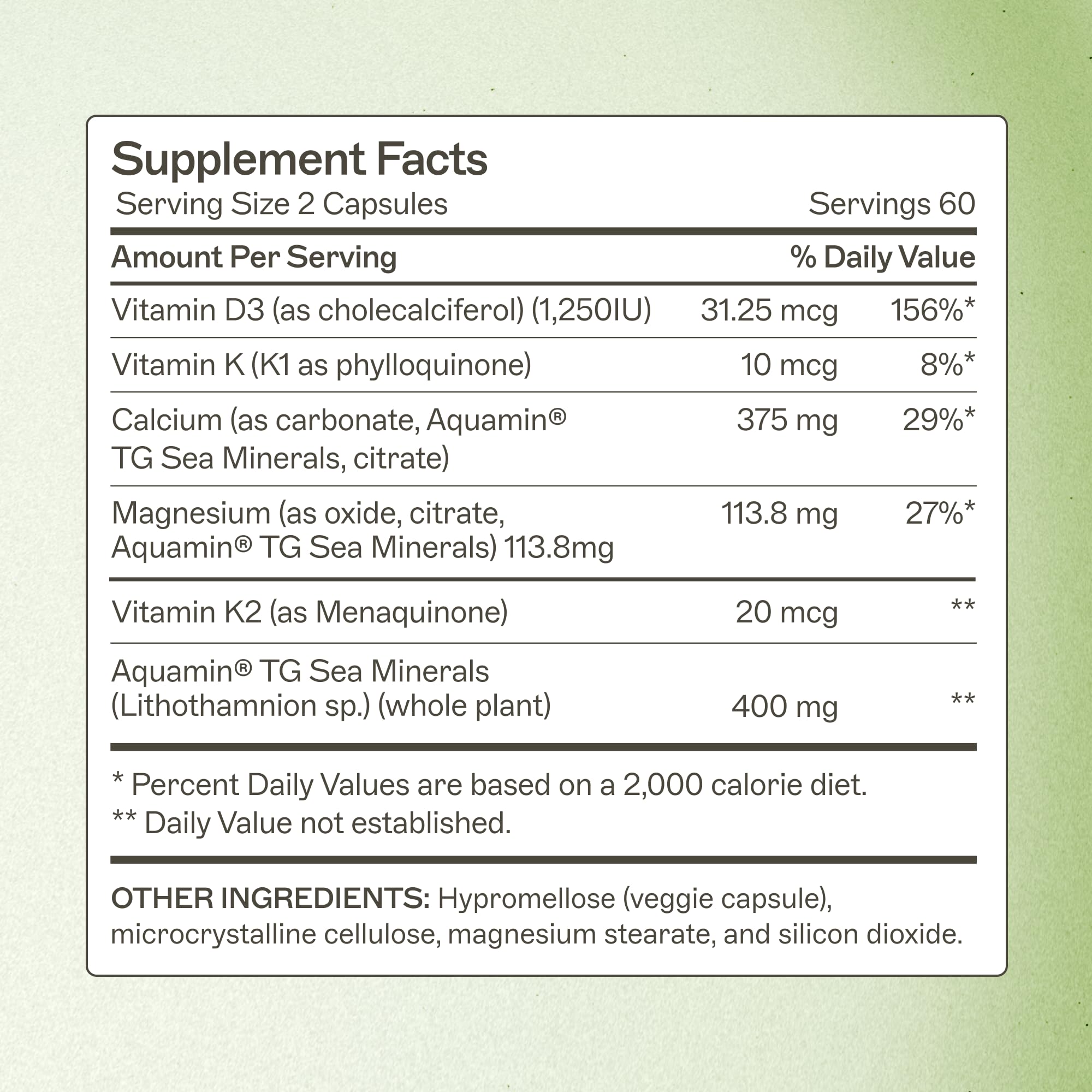 OsteoDura bone support formula with vitamin D3 and vitamin K2