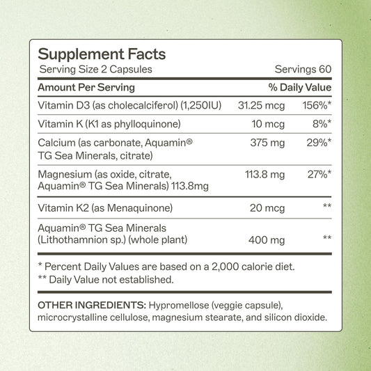 OsteoDura bone support formula with vitamin D3 and vitamin K2