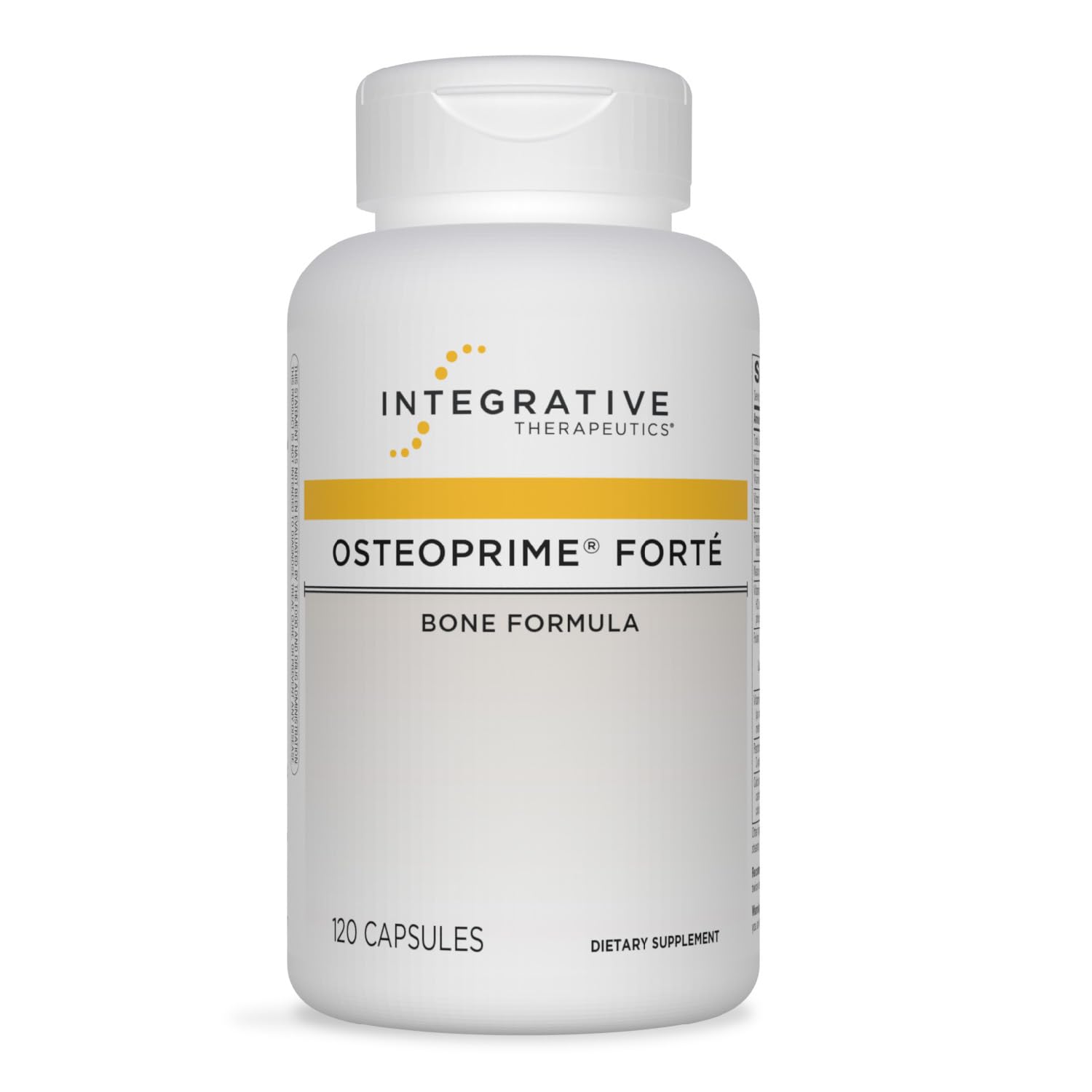 Osteoprime Forte bottle and capsules for bone health