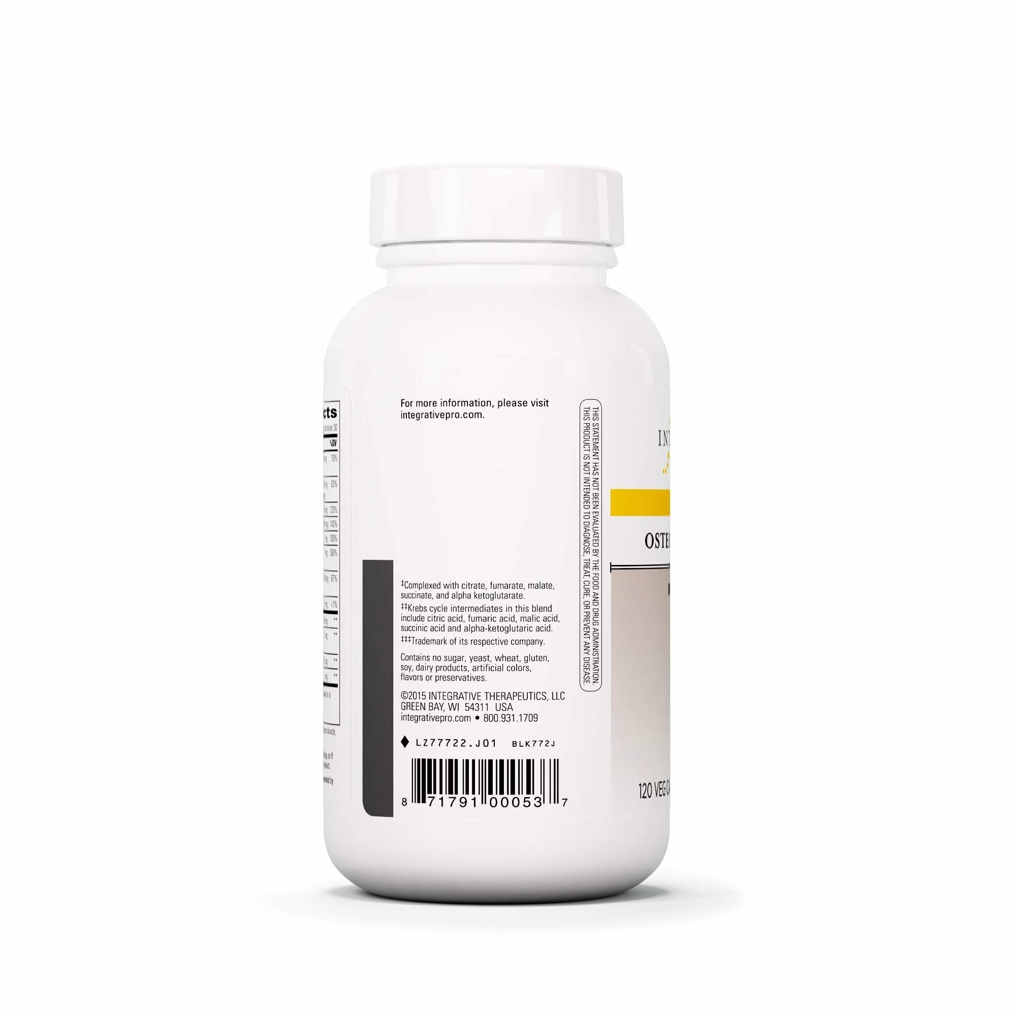 Nutrient ingredients and capsule breakdown for Osteoprime Forte