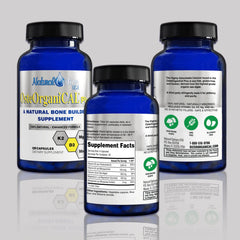 Six-pack packaging of Osteorganical Plus plant-based calcium supplement