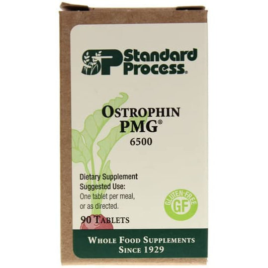 Ostrophin PMG 90 tabs packaging with Standard Process logo