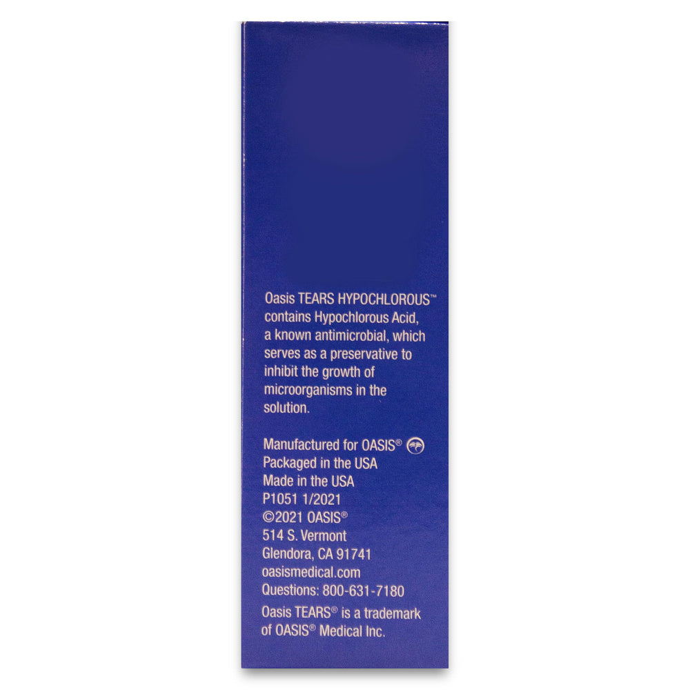 Cleansing the eyelid and lash line with OT7400 spray