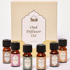 Oud diffuser oil bottle with 6 x 10ml display