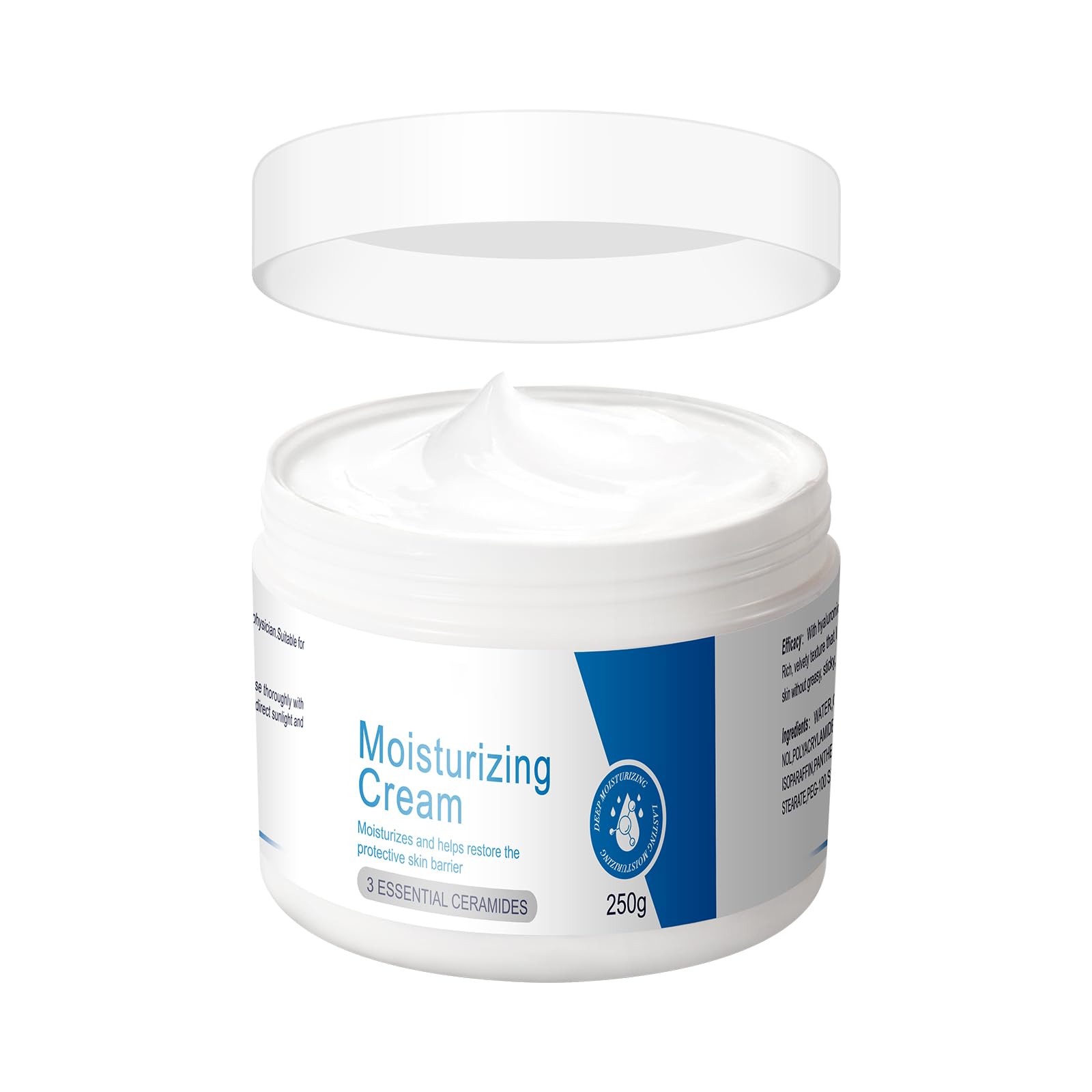OUPEICHARM Moisturizing Cream bottle closeup showing rich hydration for daily softness