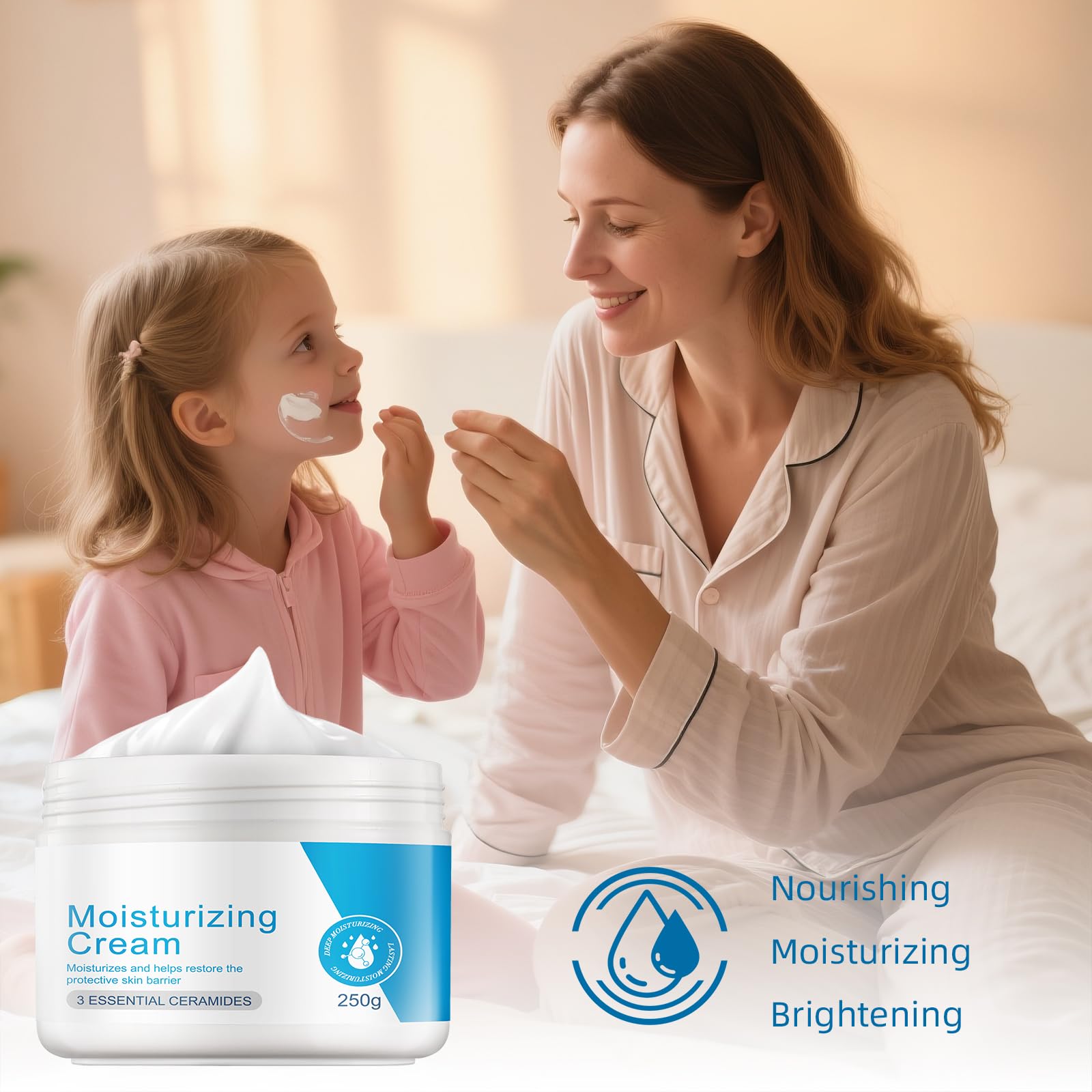 OUPEICHARM Moisturizing Cream patch test reminder before facial use