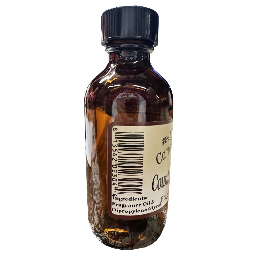 2oz diffuser oil bottle with Country Clothesline branding