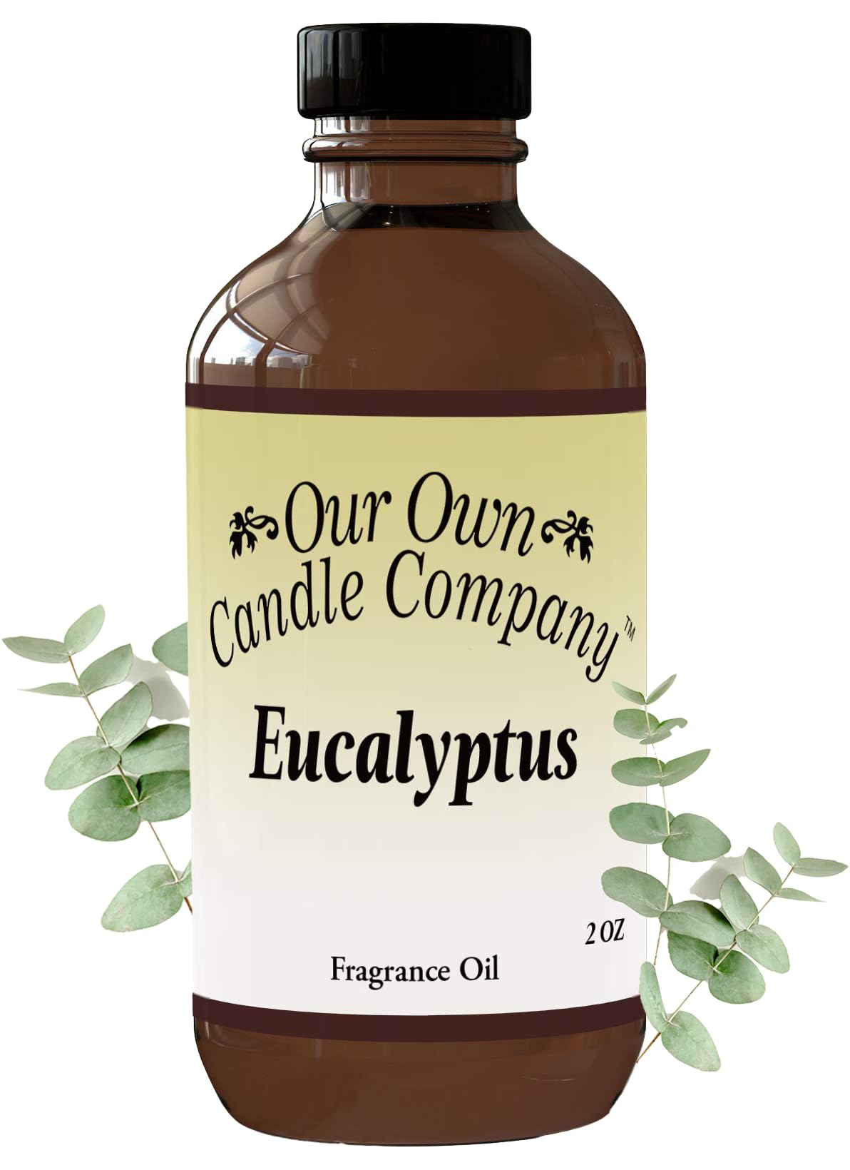 Our Own Candle Company Eucalyptus Diffuser Oil 2oz bottle close-up