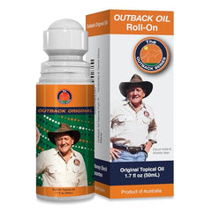 Front view of The Outback Series Original Oil Roll-On 50mL bottle