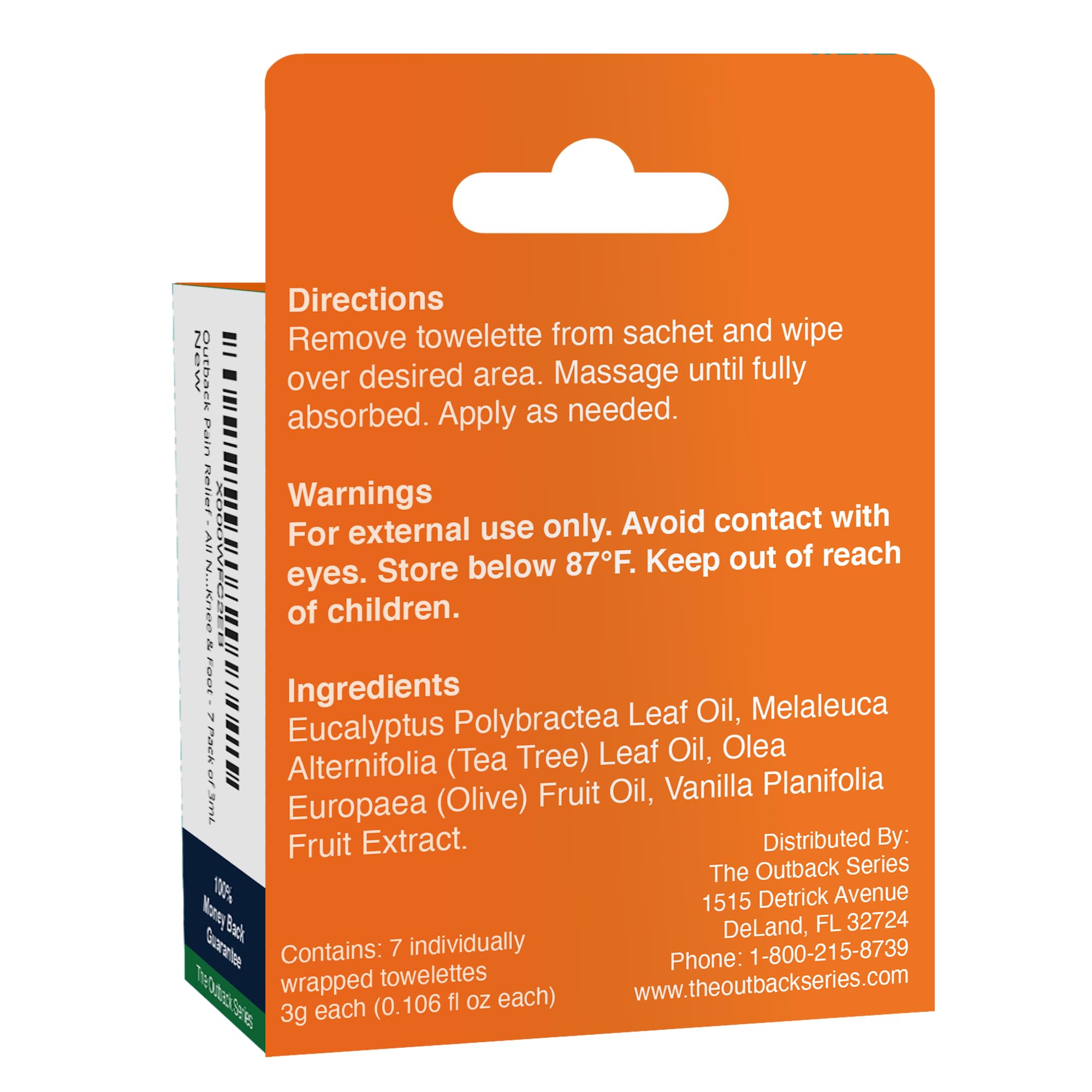 All-natural ingredients: Tea Tree Oil, Blue Mallee Eucalyptus, Vanilla, Olive Oil