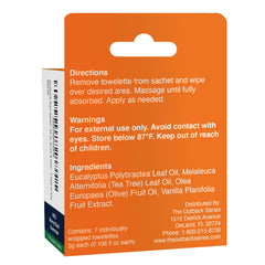 All-natural ingredients: Tea Tree Oil, Blue Mallee Eucalyptus, Vanilla, Olive Oil
