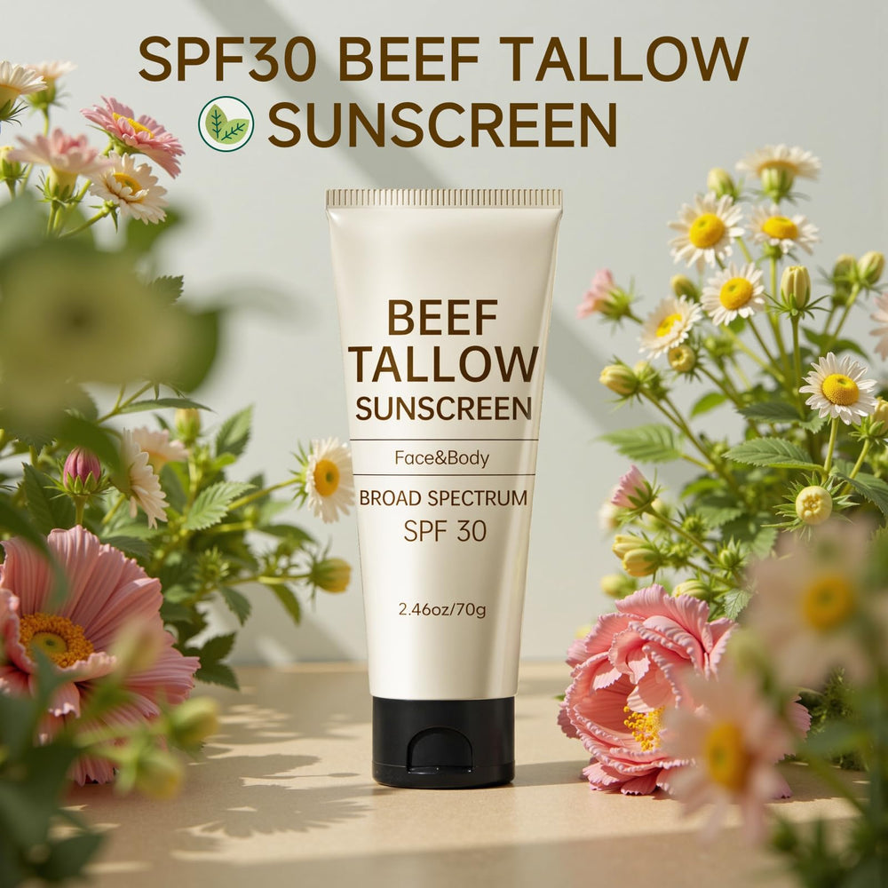 Outccogo Tallow Sunscreen non-greasy finish provides shine-free protection throughout the day.