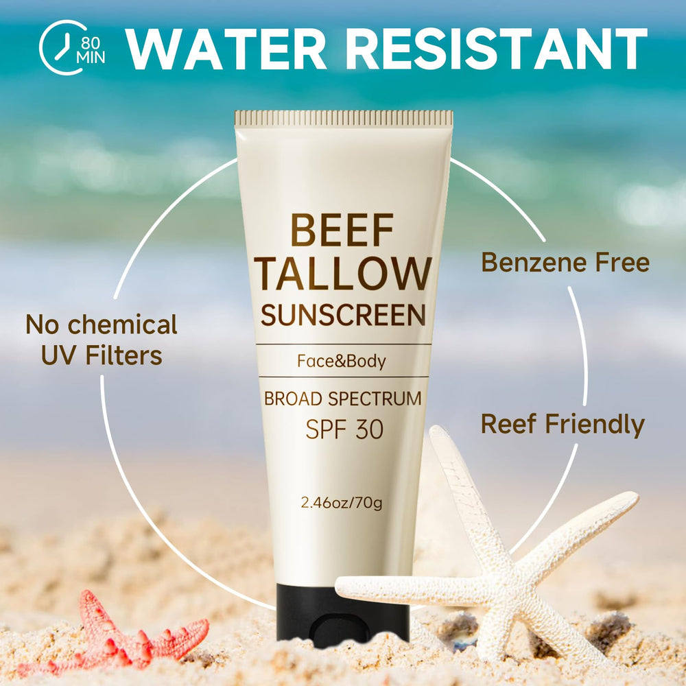 Outccogo Tallow Sunscreen travel size supports easy packing and on-the-go sun care.