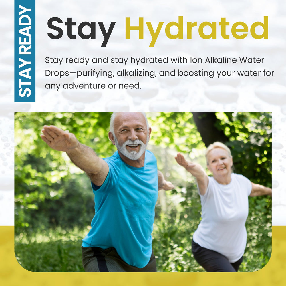 Outdoor use with hikers and campers using water drops