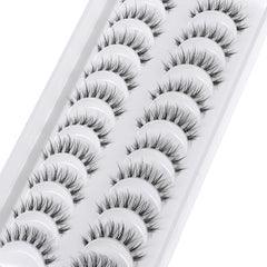 outopen anime lashes with invisible clear band blend seamlessly for vivid eyes.