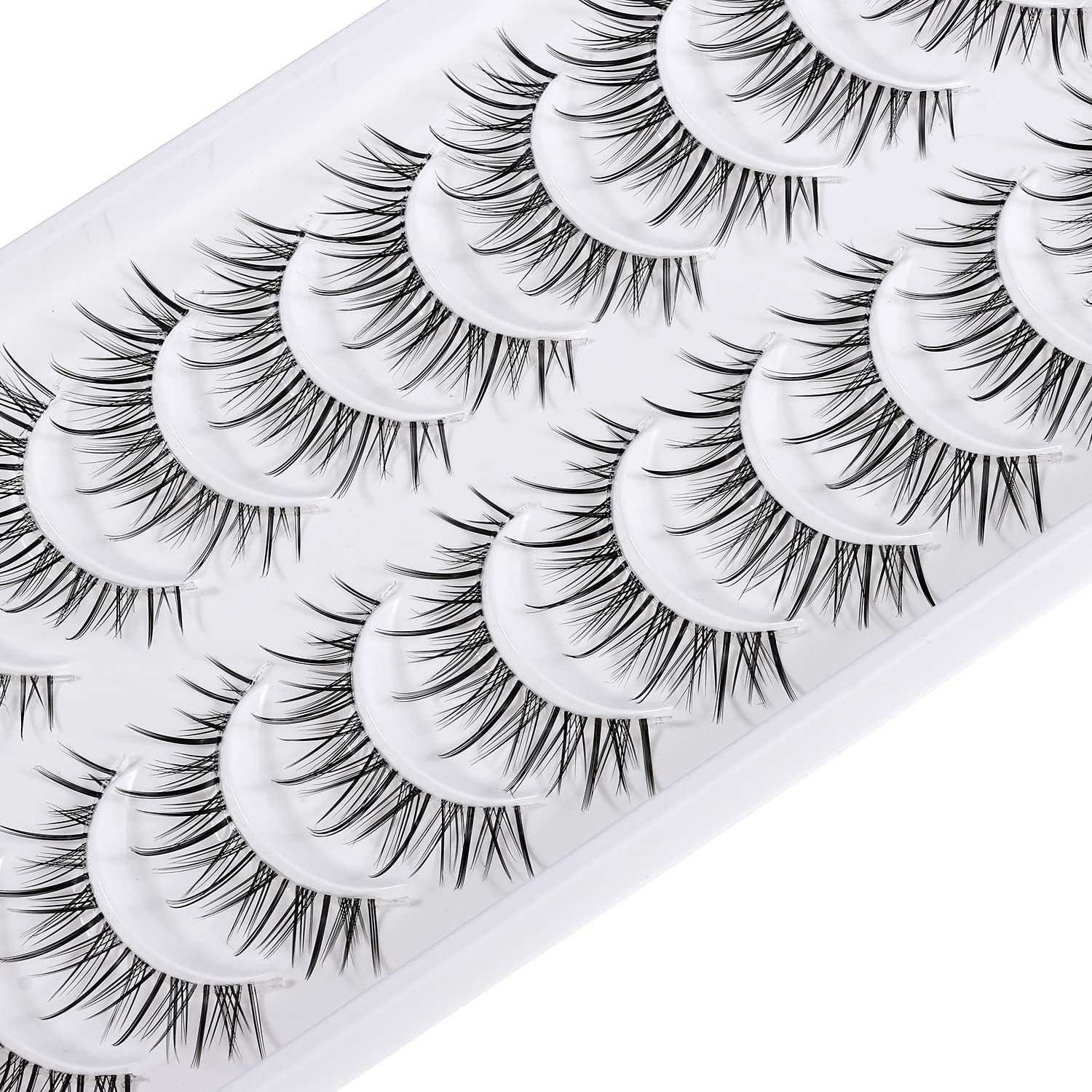 outopen handmade fiber lashes feel soft and comfortable to wear
