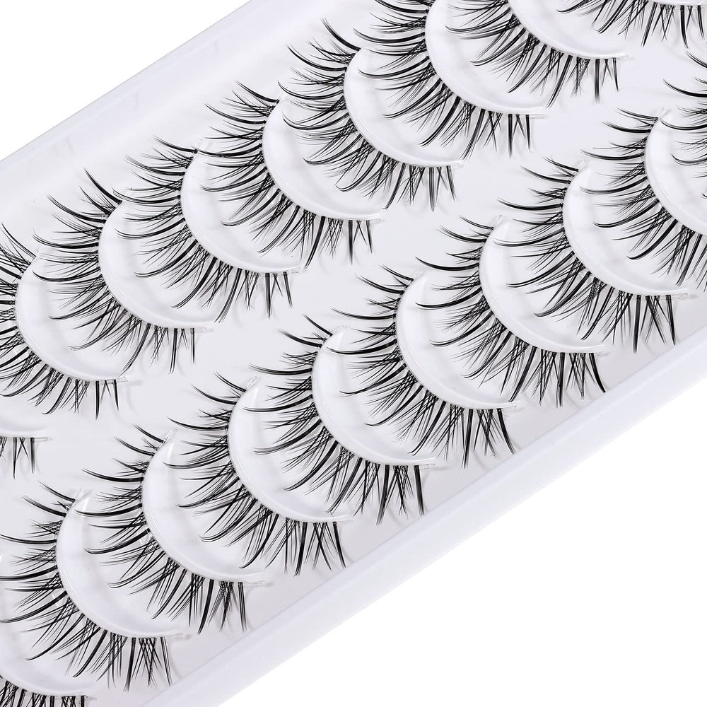 outopen handmade fiber lashes feel soft and comfortable to wear