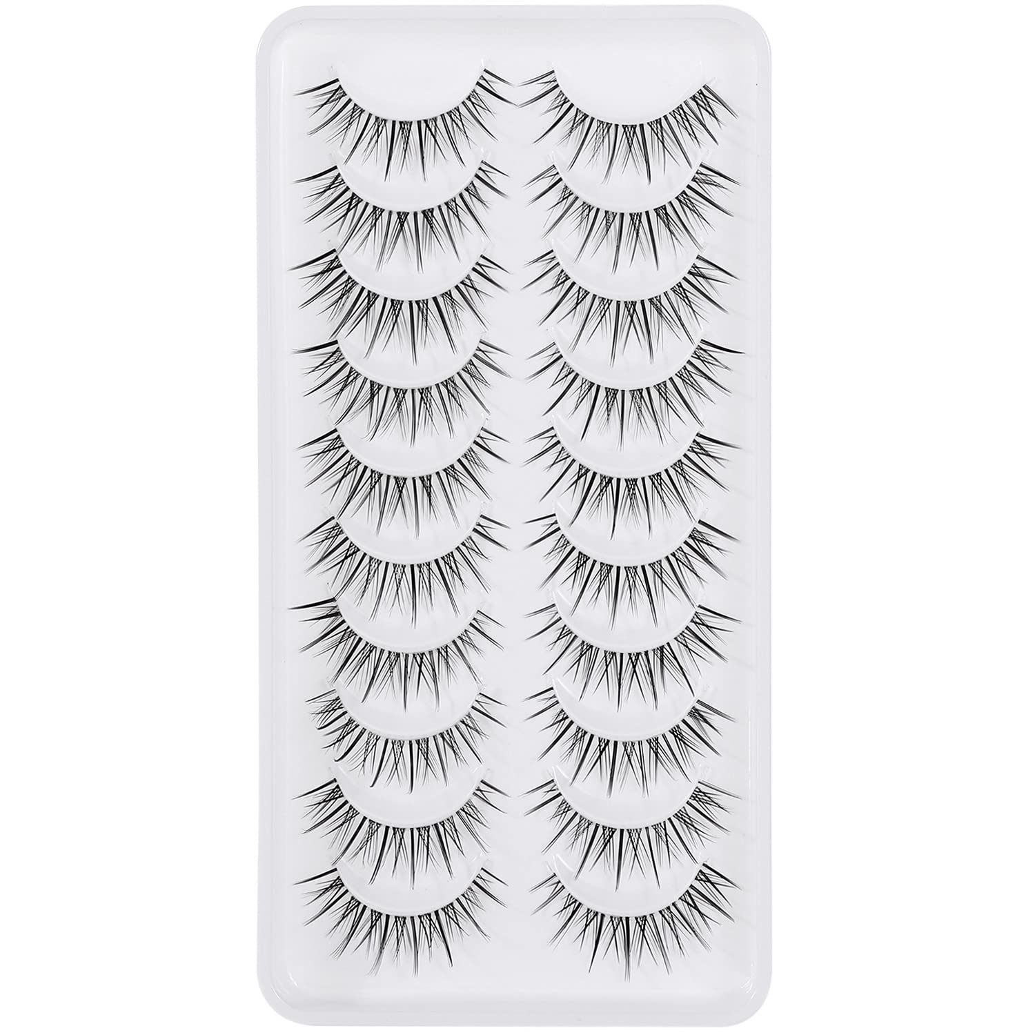 outopen manga lashes 10-pairs pack shown ready for gifting