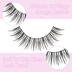 outopen Manga Lashes 10-pairs-unboxing highlights premium vegan fibers and easy application