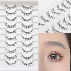 outopen Manga Lashes Asian cosplay style ideal for anime characters