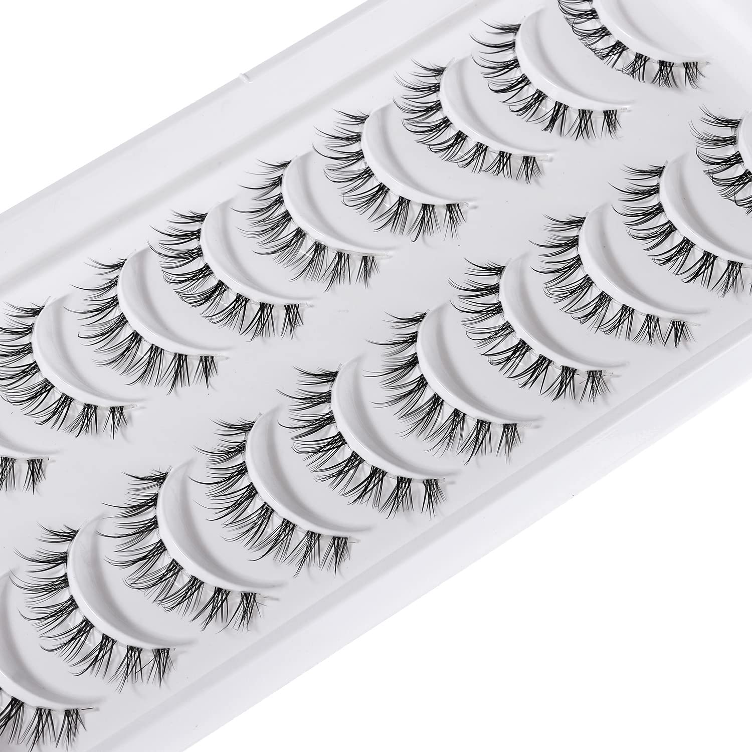 outopen soft fiber lashes offer lightweight comfort for all-day wear.